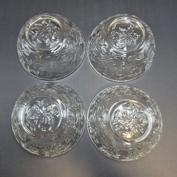 Princess House Fantasia 5-1/4 inch Coupe Soup Cereal Bowls Set of 4 - Picture 2 of 7